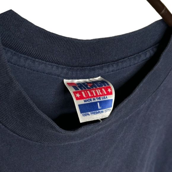 Vintage 90s Seattle Mariners Crop T Shirt Large - Picture 5 of 5